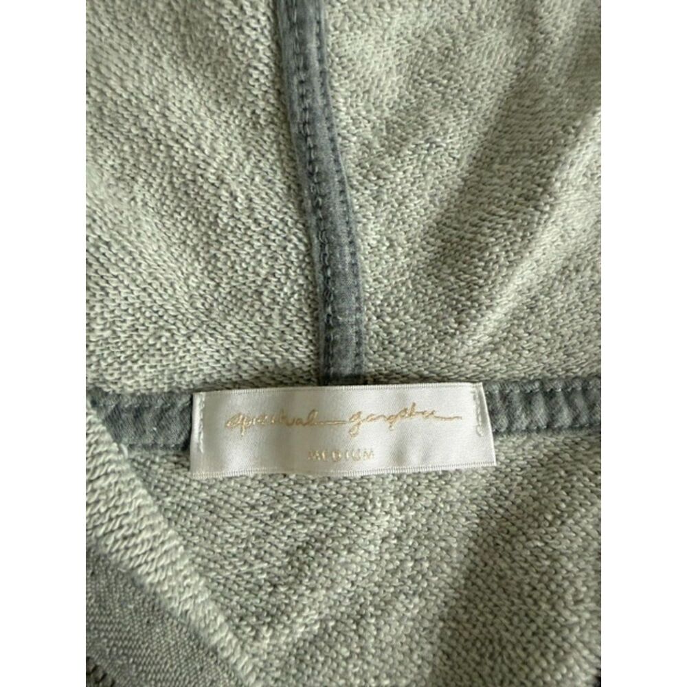 Spiritual Gangster Peyton Hoodie Romper M Heather Gray Terry Athleisure - Picture 8 of 9